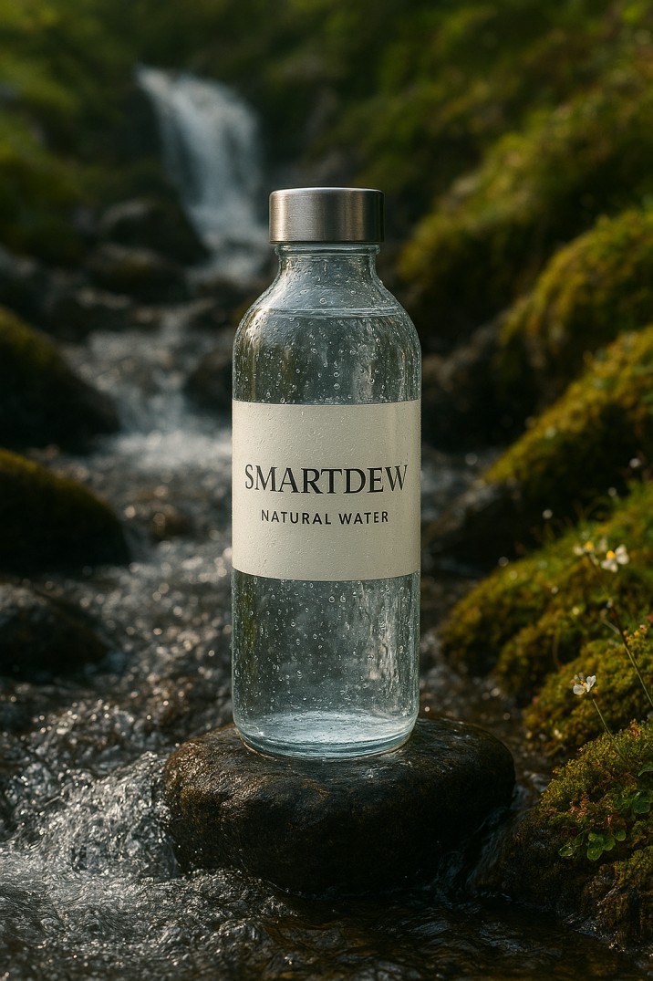 Smartdew Premium Mineral Water Bottle sourced from natural mountain spring
