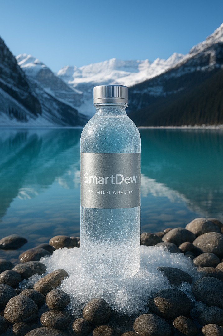 Smartdew Premium Mineral Water Bottle with crystal clear water purity in India