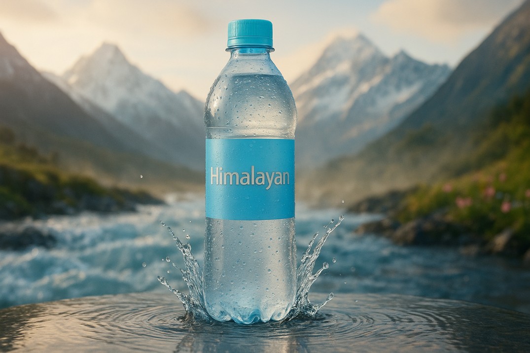 Himalayan 750 ml mineral water bottle in India