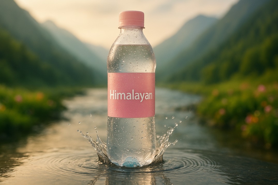 Himalayan 500 ml mineral water bottle in India