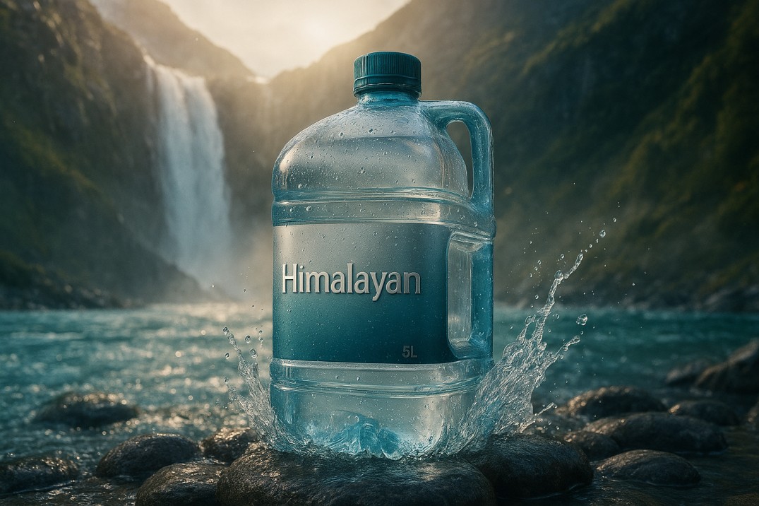 Himalayan 20 liter mineral water bottle in India
